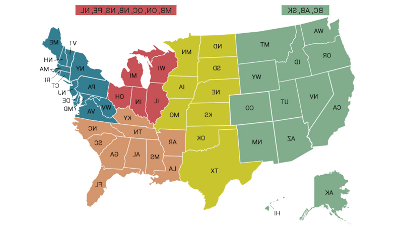 Industrial Storage Tank Division Map